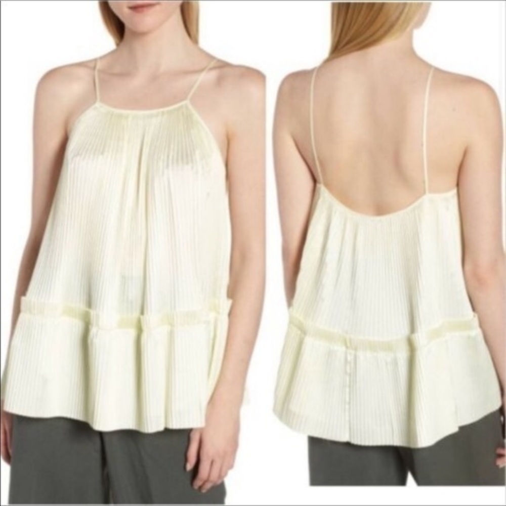 NWT Lewit Pleated  Swing Tank Top various size